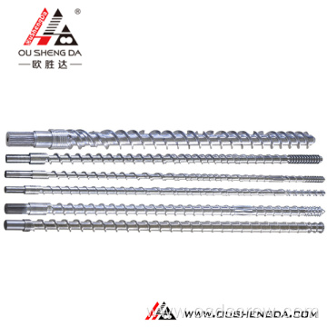 PP PE recycling pelletizing screw and barrel for plastic extrusion